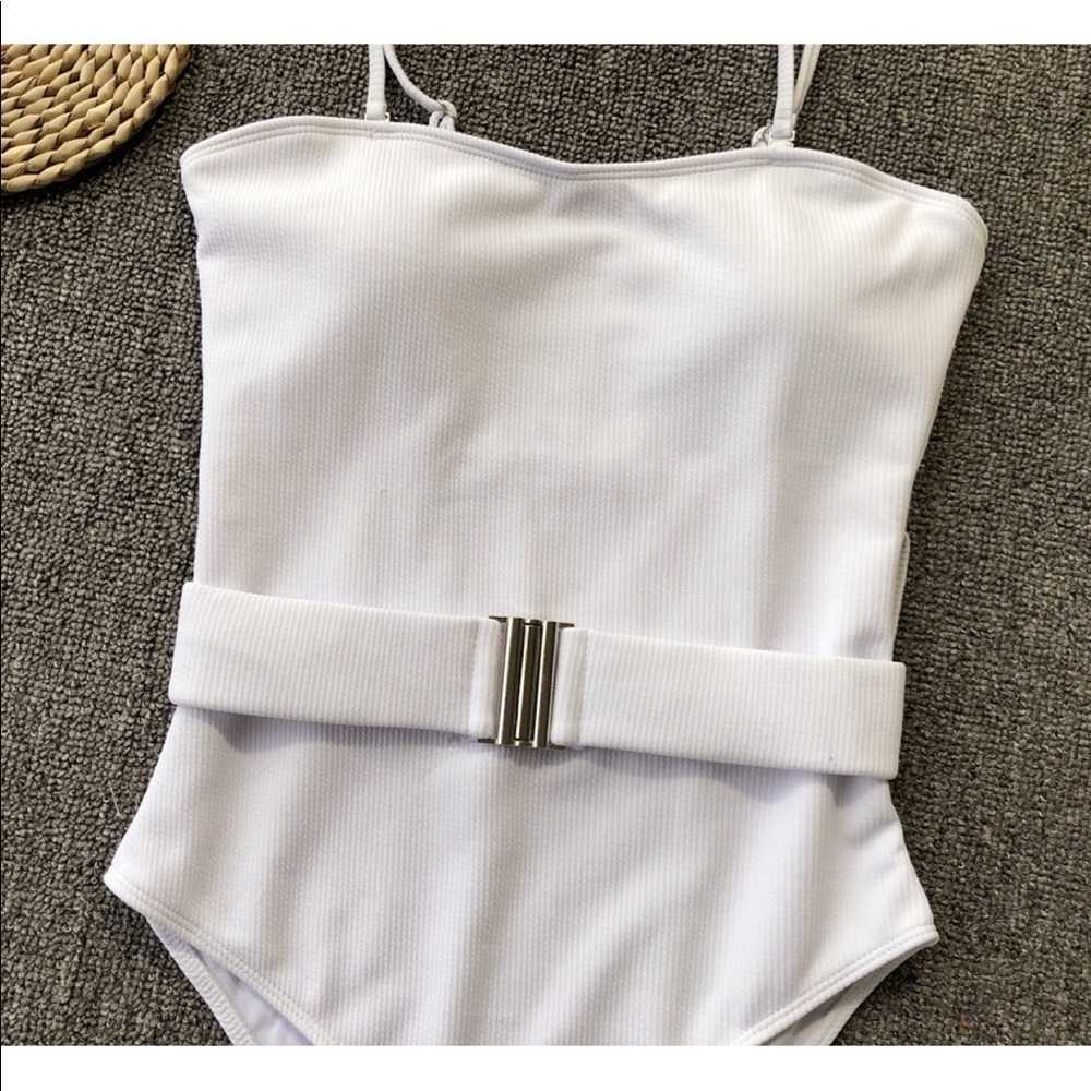 288 White belt monokini - Picture 3 of 5